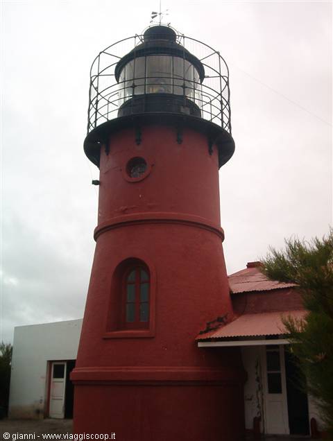 The lighthouse of Punta Delgada, Valdes Peninsula.