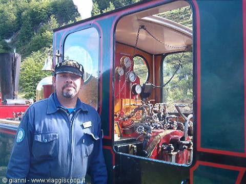 The train driver.