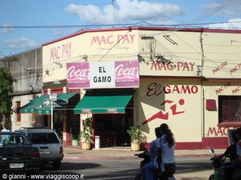 Snack bar in the center: youth meeting place.