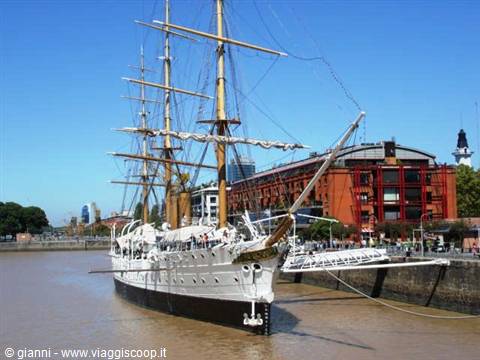 Training ship Presidente Sarmiento.
