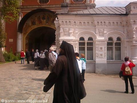 Inside the Monastery of St Sergius