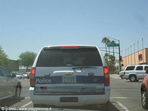 Phoenix: the Police in front; the problems start when it's behind and with the sirens on...