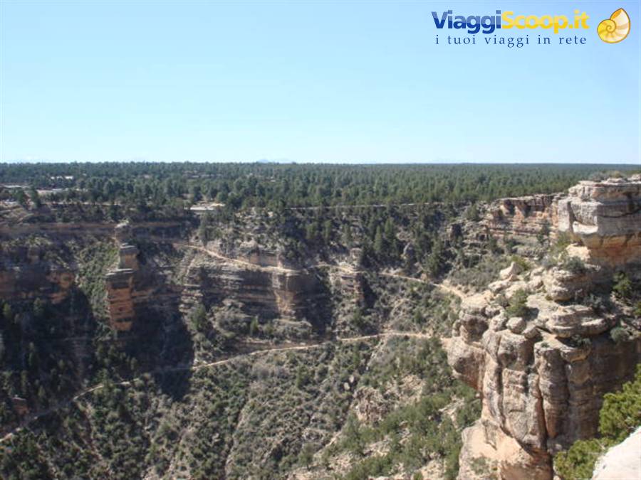 The 'trail' that leads to the Colorado River.
