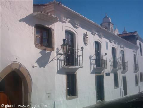 Detail of a house in Monsaraz, a beautiful Alentejo village