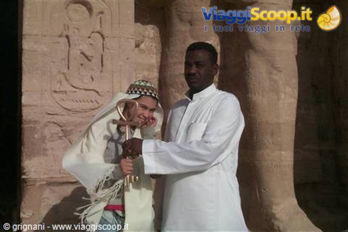 Carlotta at Abu Simbel