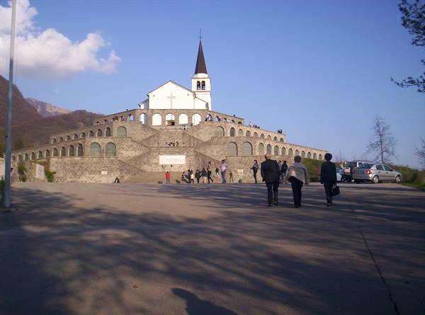 Kobarid, the Memorial of the Italian Fallen of the Great War