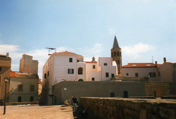 Alghero, view of the Village from the Port