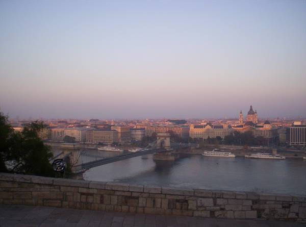 Sunset over the Danube