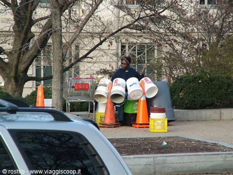 Street drummer