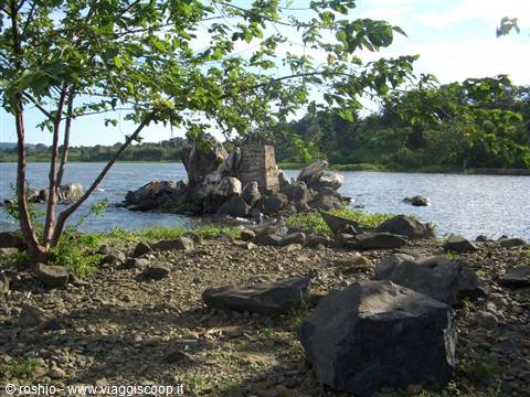 Mile zero stone of the Nile