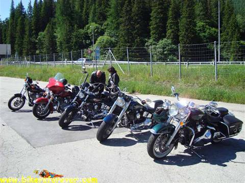 Break before tackling the San Bernardino pass
