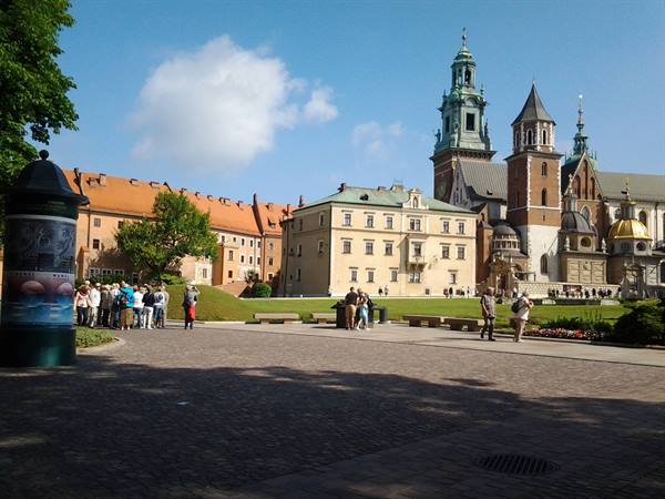 Wawel Krakow courtyard