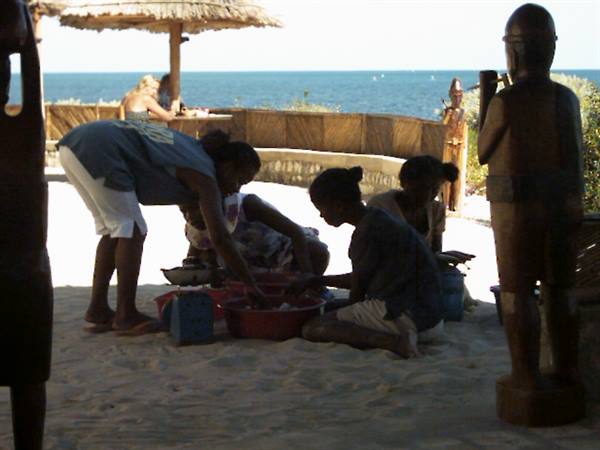 Vezo women selling fish in Ifaty