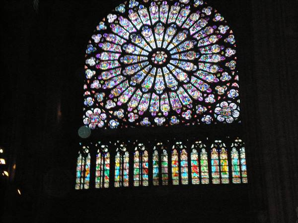Notre Dame stained glass