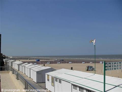 the beach of De Haan
