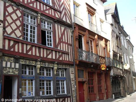 Rennes and the half-timbered houses