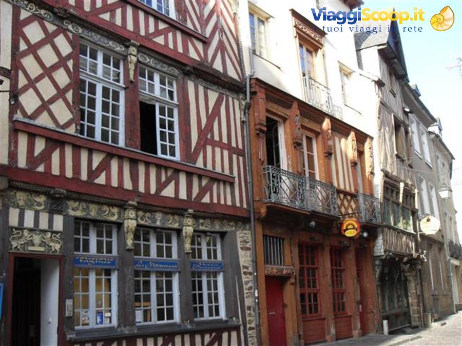 Rennes and the half-timbered houses