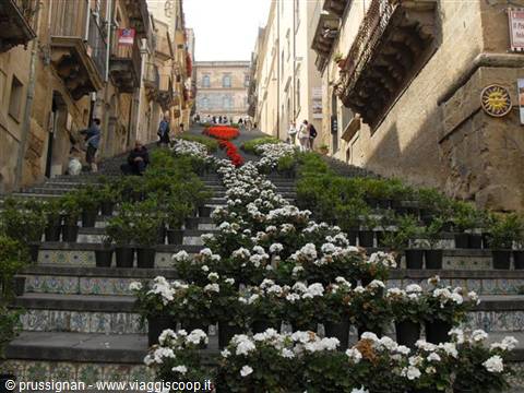 the staircase of Caltagirone
