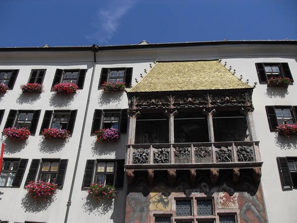 the golden roof of Innsbruck