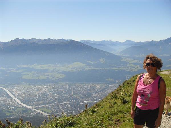 view from the Nordkette