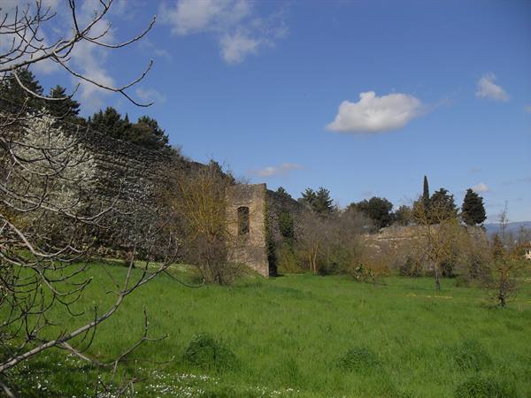 the walls of Arezzo