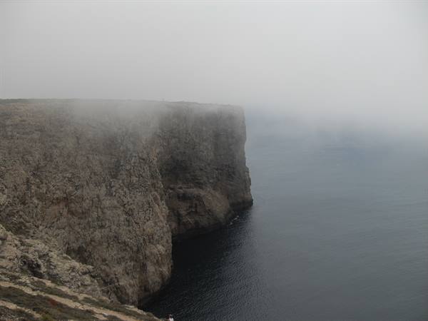 the fog at Cabo san Vicente