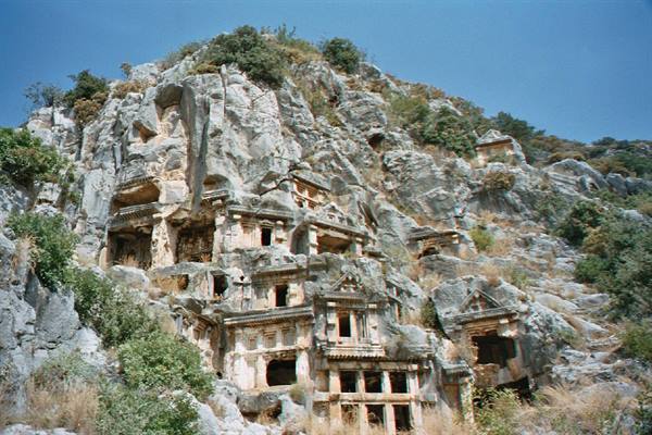 Myra rock-cut houses