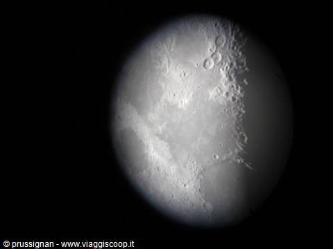 And there was the moon