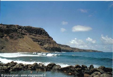 San Felipe and the natural pool