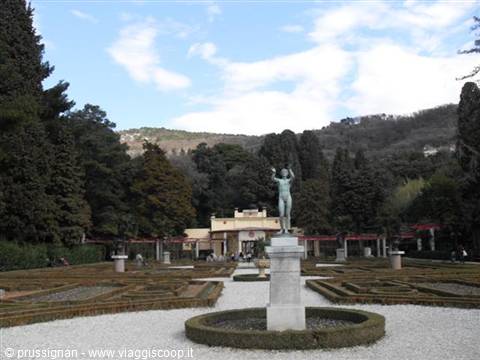 the park of Miramare castle