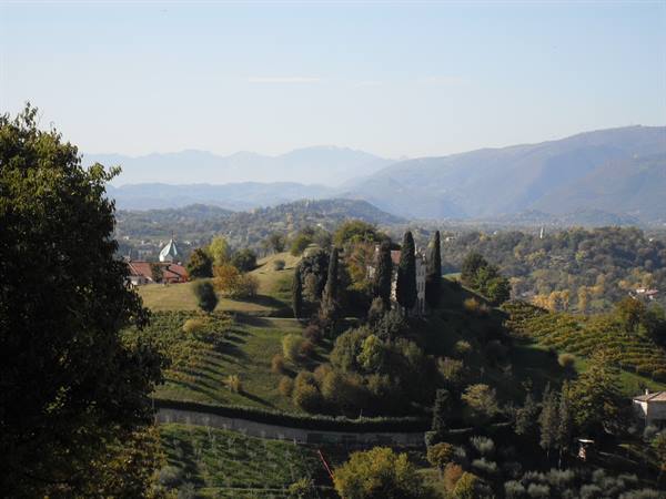 the hills seen from the Castle
