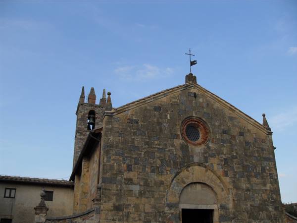 the church of Monteriggioni