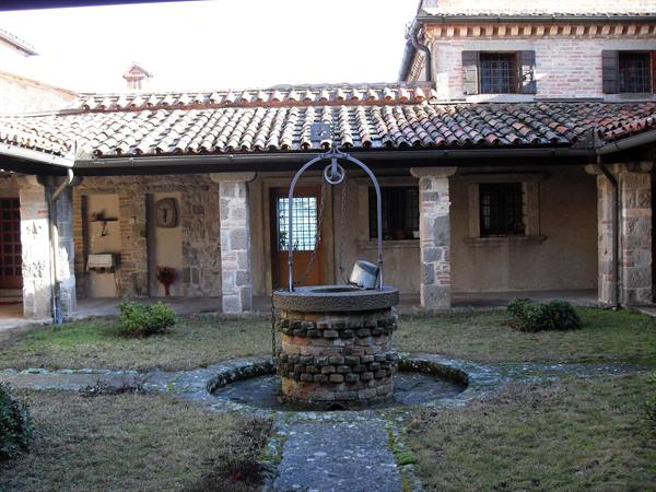 the cloister of the sanctuary of Monte della Madonna