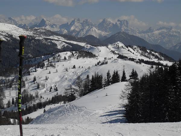 panorama over the peaks