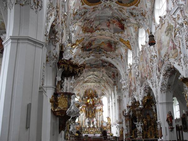 interior of the Rottenbuch church