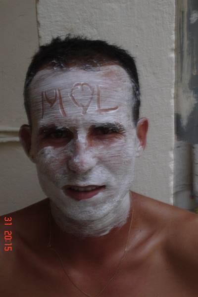 getting ready for the wedding