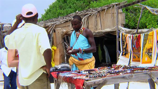 Watamu: souvenir sellers