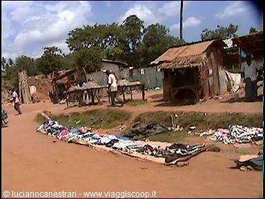 Kilifi: fish market dried in the sun