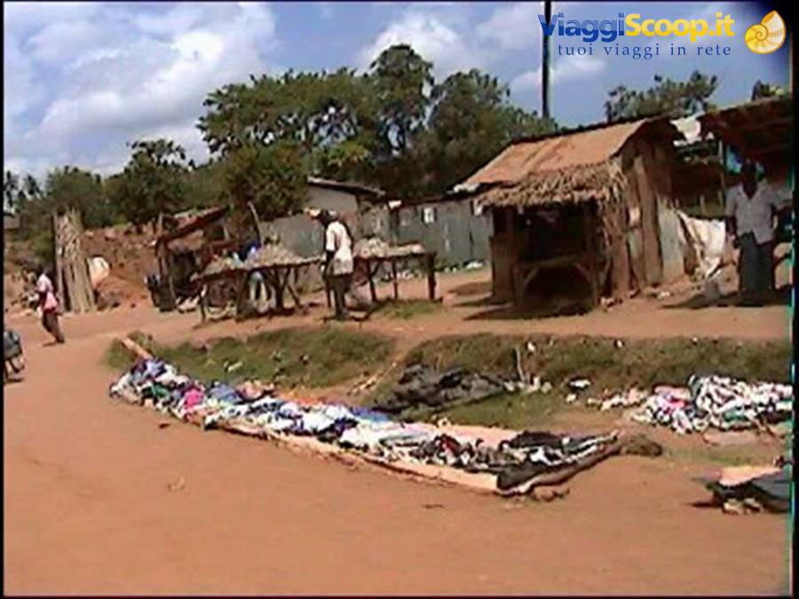 Kilifi: fish market dried in the sun