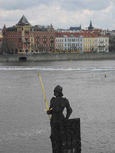 Soldier on Charles Bridge