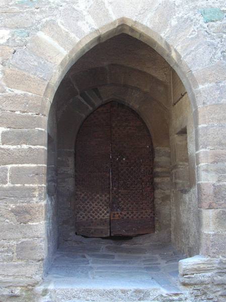 Main gate of Fenis castle