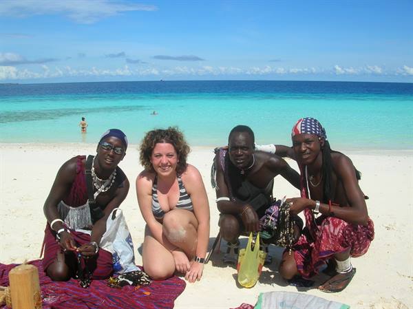 Me and a group of Maasai