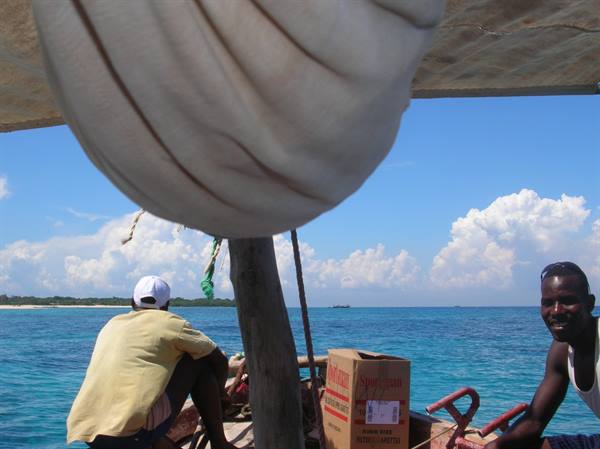 Blue Day... towards the deserted island...