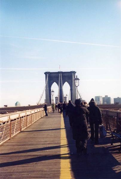On the Brooklyn Bridge 