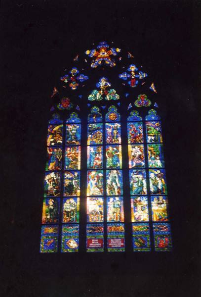 The interior of St Vitus Cathedral