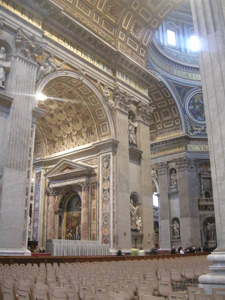 Inside St. Peter's Basilica