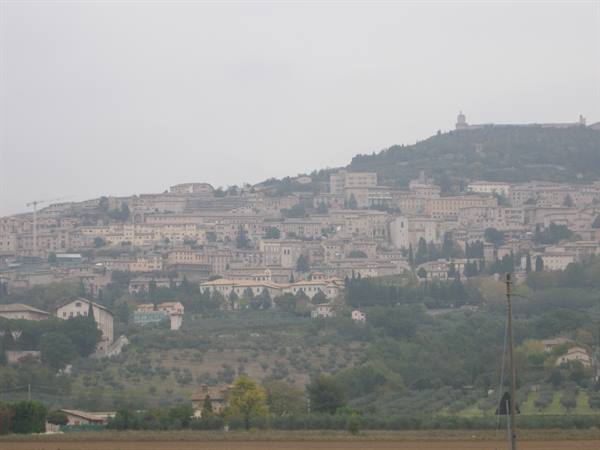 Heading towards Assisi...