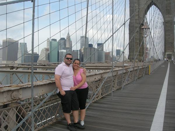 On Brooklyn bridge