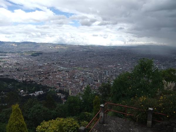 Bogotá from above