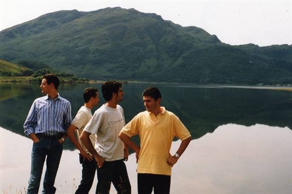Us posing near Eilean Donan castle